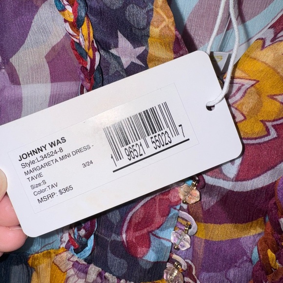 NWT - Jade by Johnny Was Multicolor Floral Dress - Picture 3 of 7